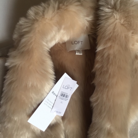 LOFT shearling reversible vest XL - Picture 10 of 10